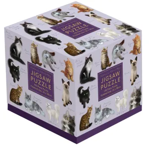 100 Piece Cube Jigsaw Puzzle Cats