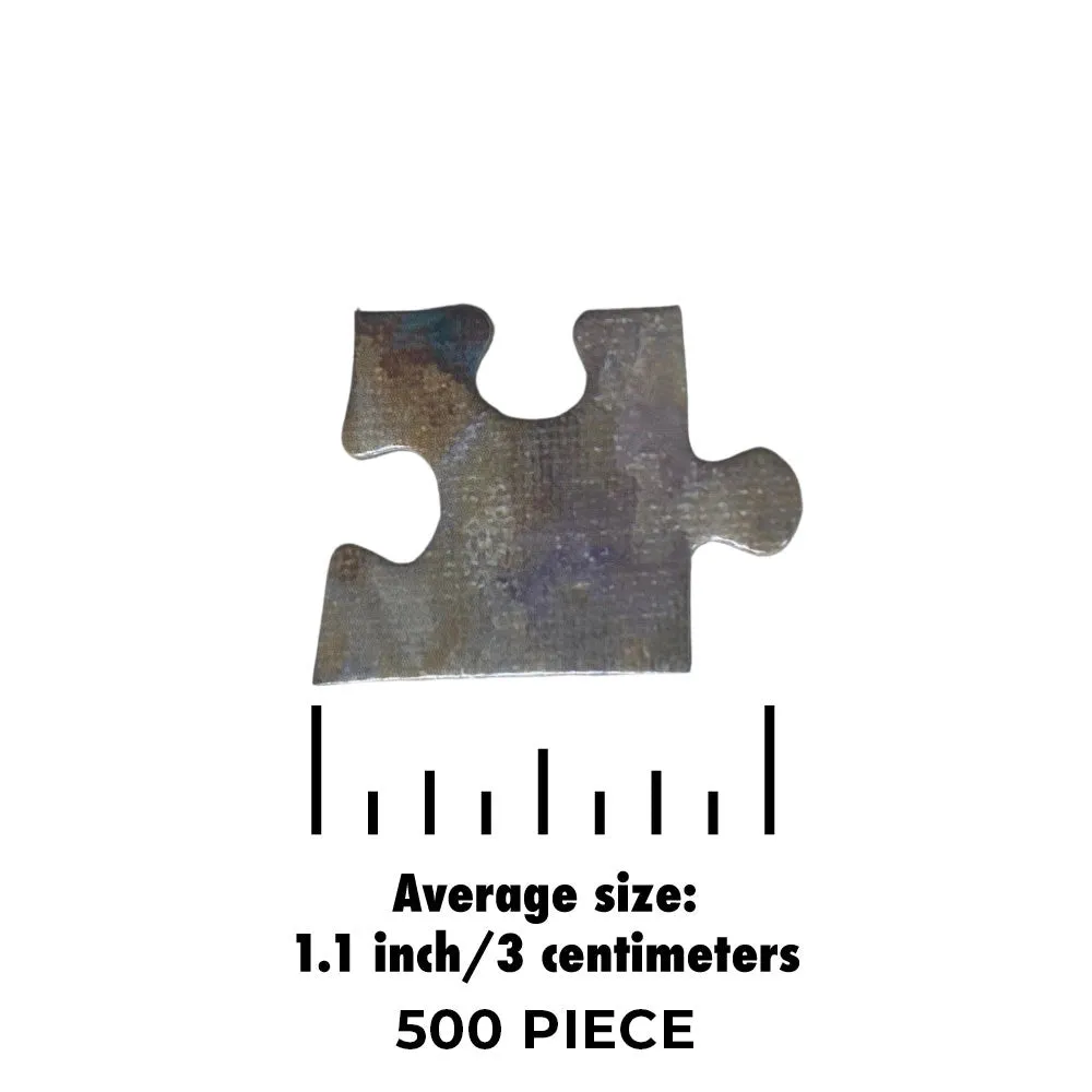 50s Service Station Jigsaw Puzzle Bits and Pieces