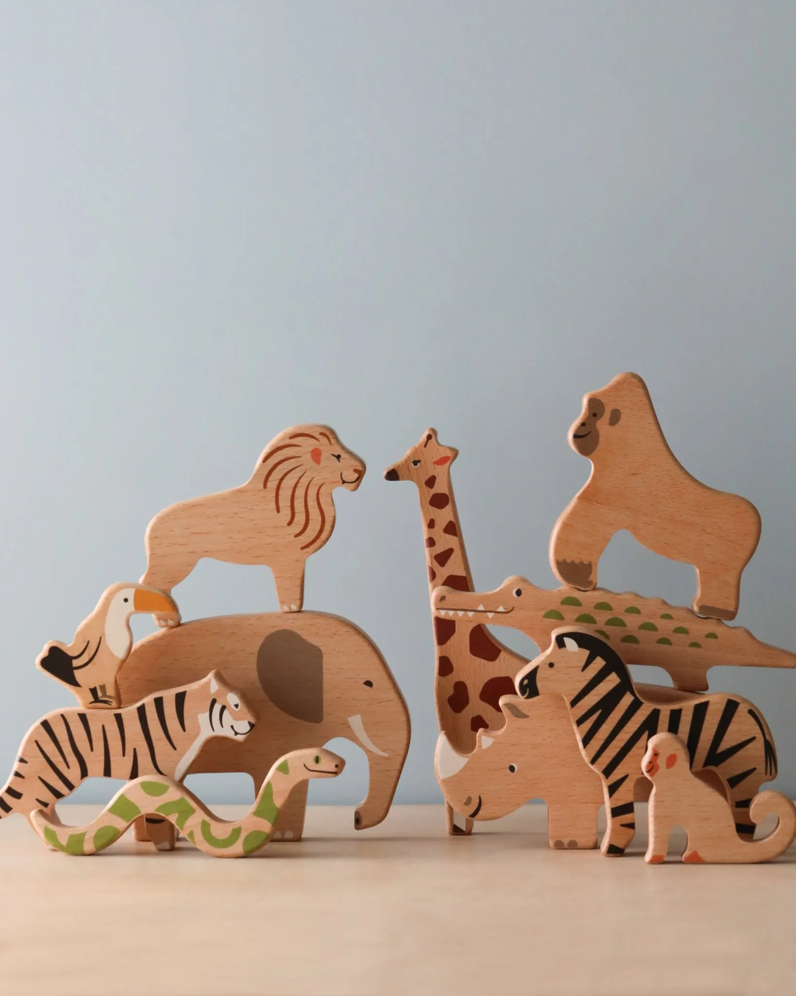 Bajo Toys | Wooden Wild Animals Odin Parker
