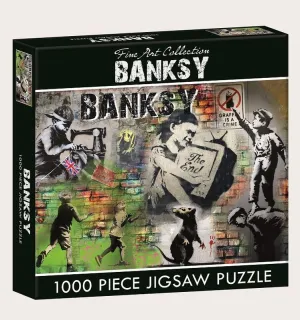 Banksy Collage 1000 Piece Jigsaw Puzzle