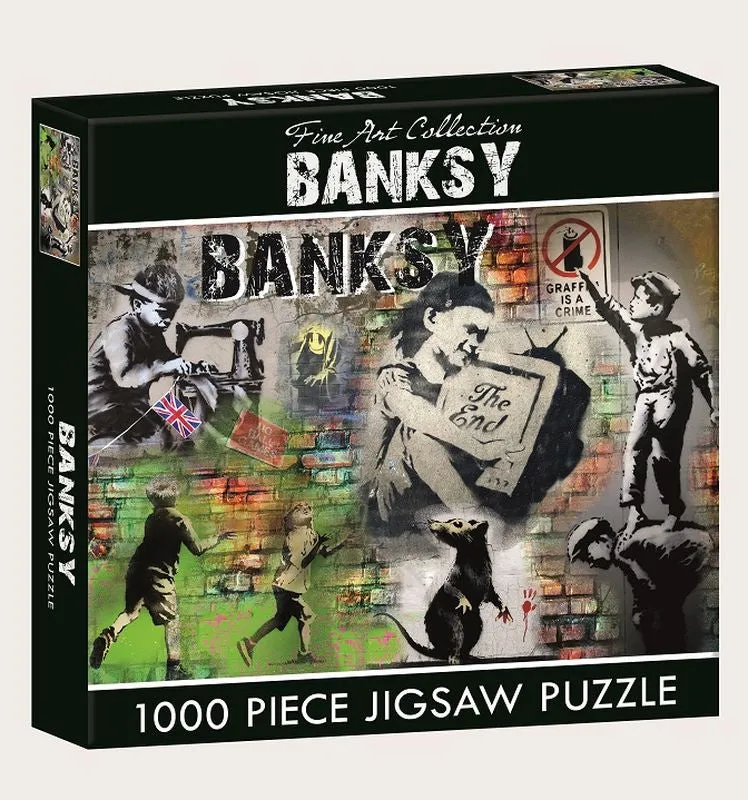 Banksy Collage 1000 Piece Jigsaw Puzzle