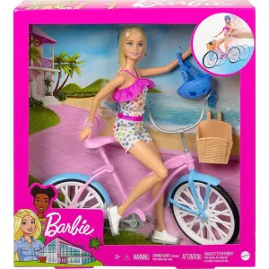 Barbie Doll and Bicycle Playset