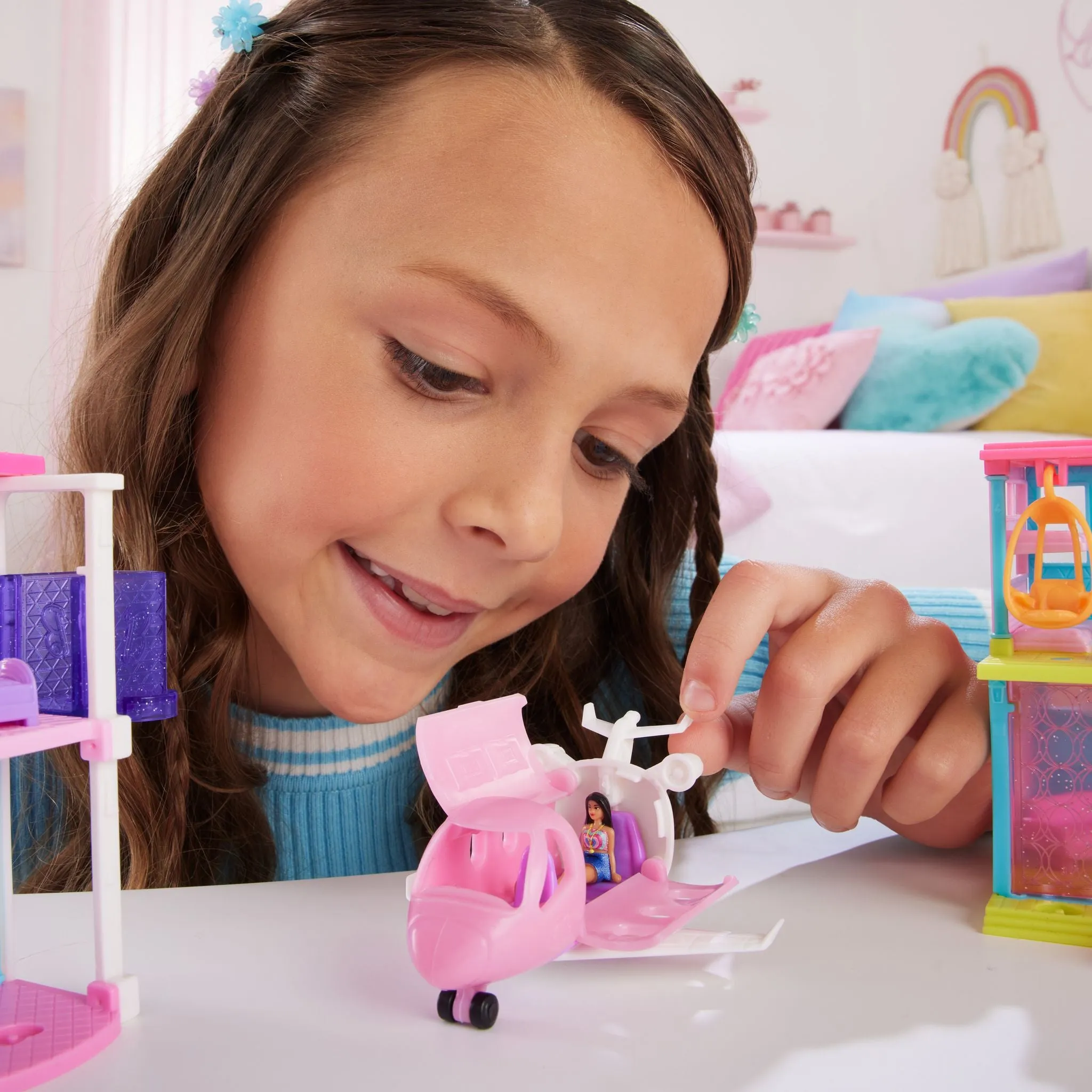 Barbie Mini Barbieland Color-Changing Dreamplane
