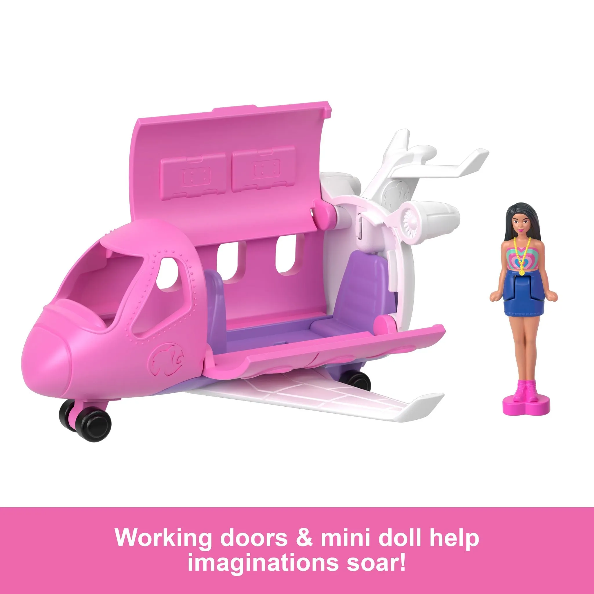 Barbie Mini Barbieland Color-Changing Dreamplane