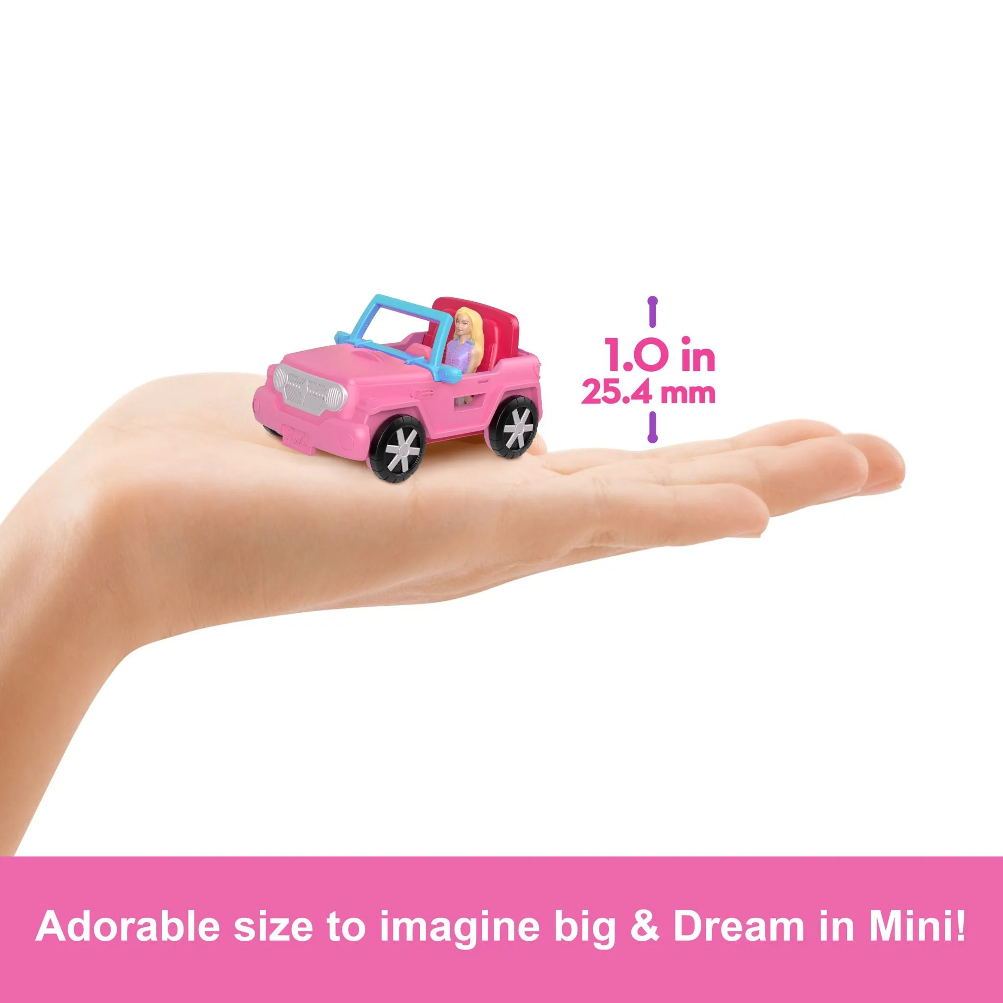 Barbie Mini Barbieland Color-Changing Jeep