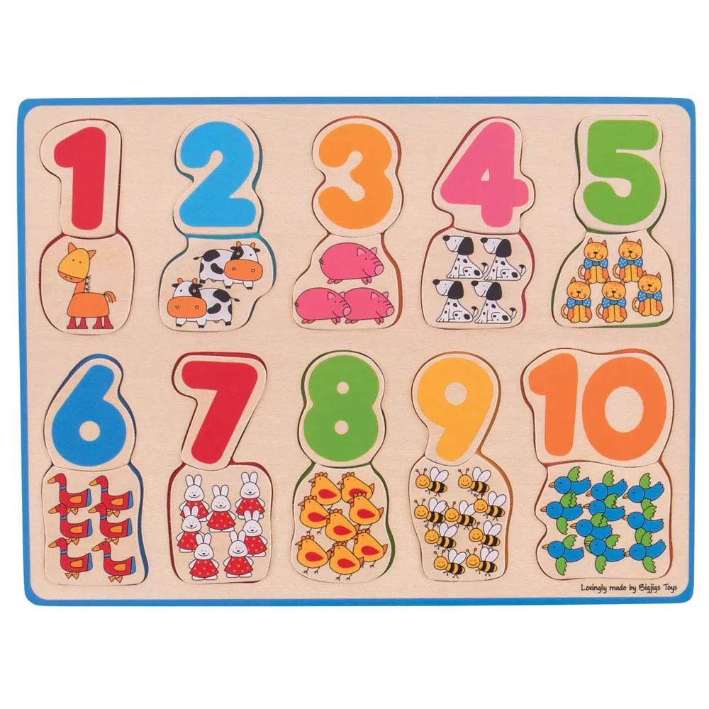 Big Jigs Number & Colour Matching Puzzle