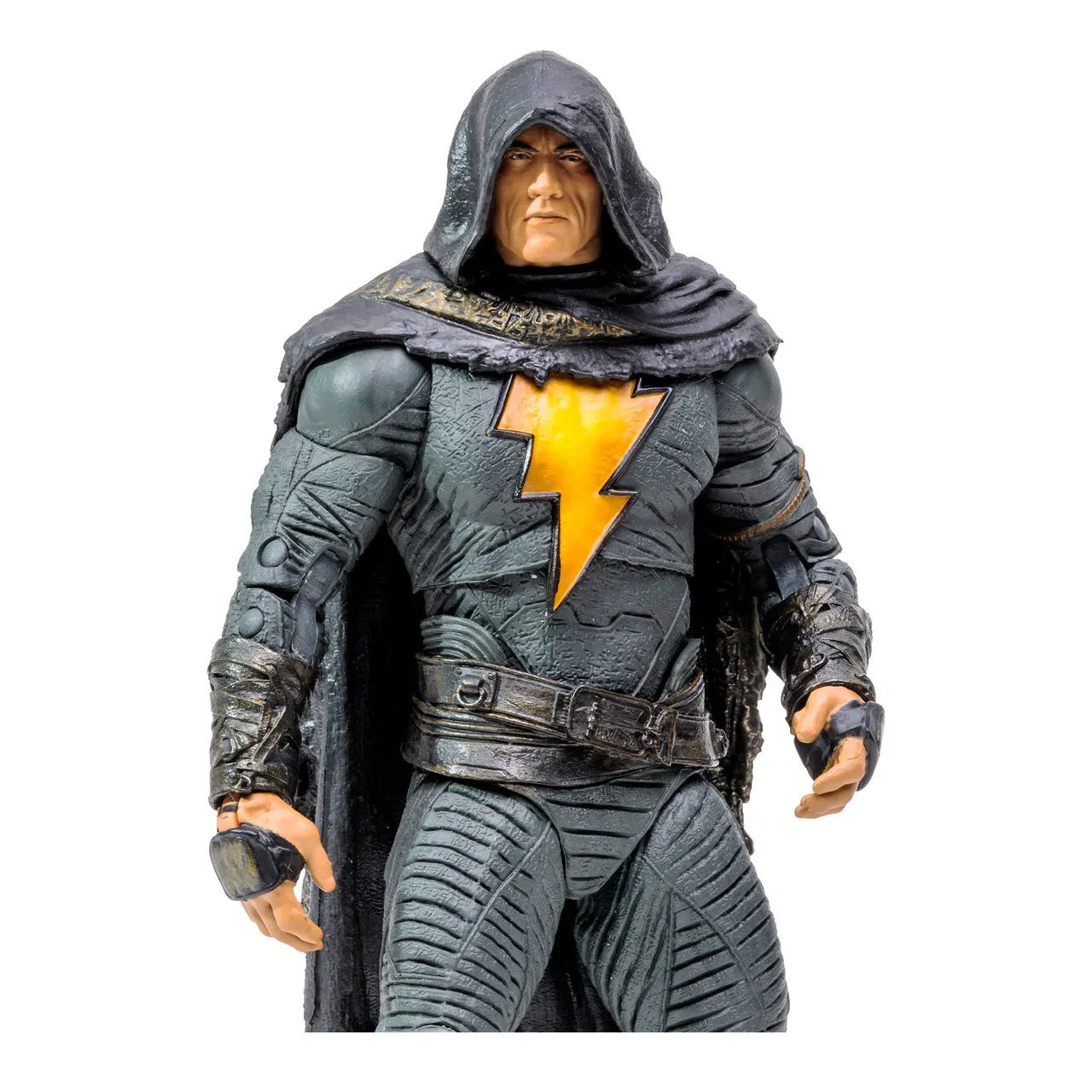 Black Adam w/Ancient Cloak Costume (Black Adam Movie) 7" Figure by Mcfarlane Toys (Damaged Box)