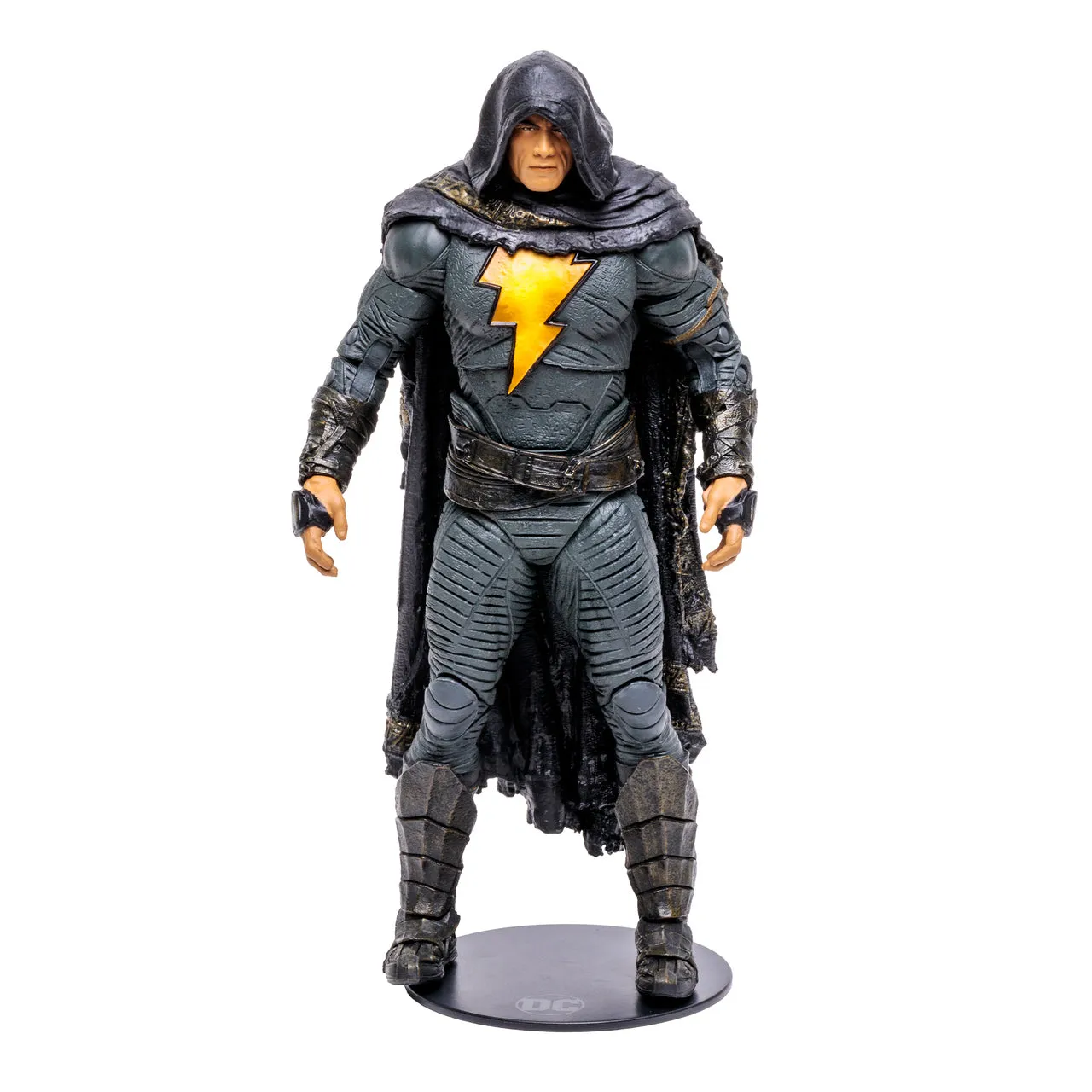 Black Adam w/Ancient Cloak Costume (Black Adam Movie) 7" Figure by Mcfarlane Toys (Damaged Box)
