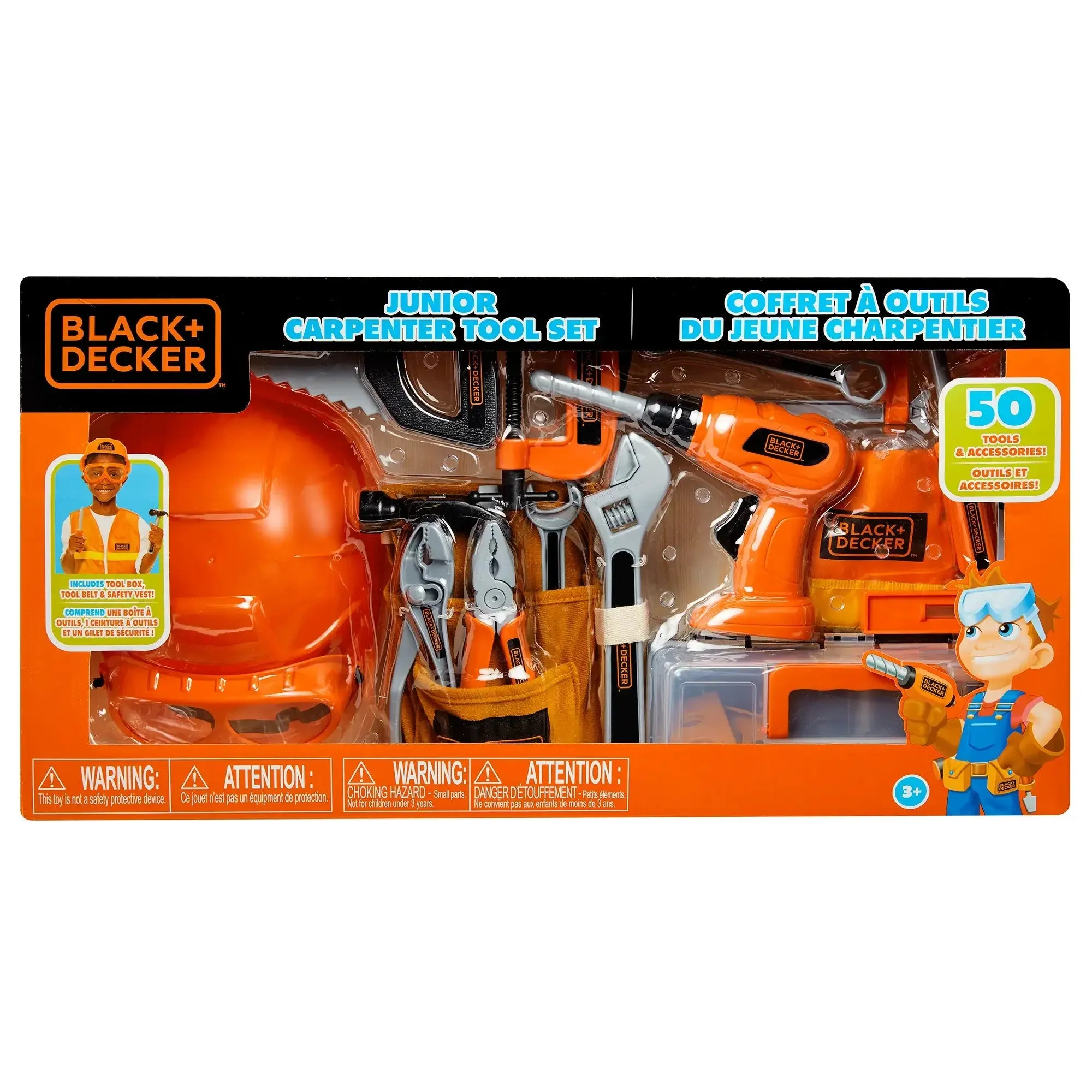 Black and Decker Junior Carpenter 50-Piece Tool Set