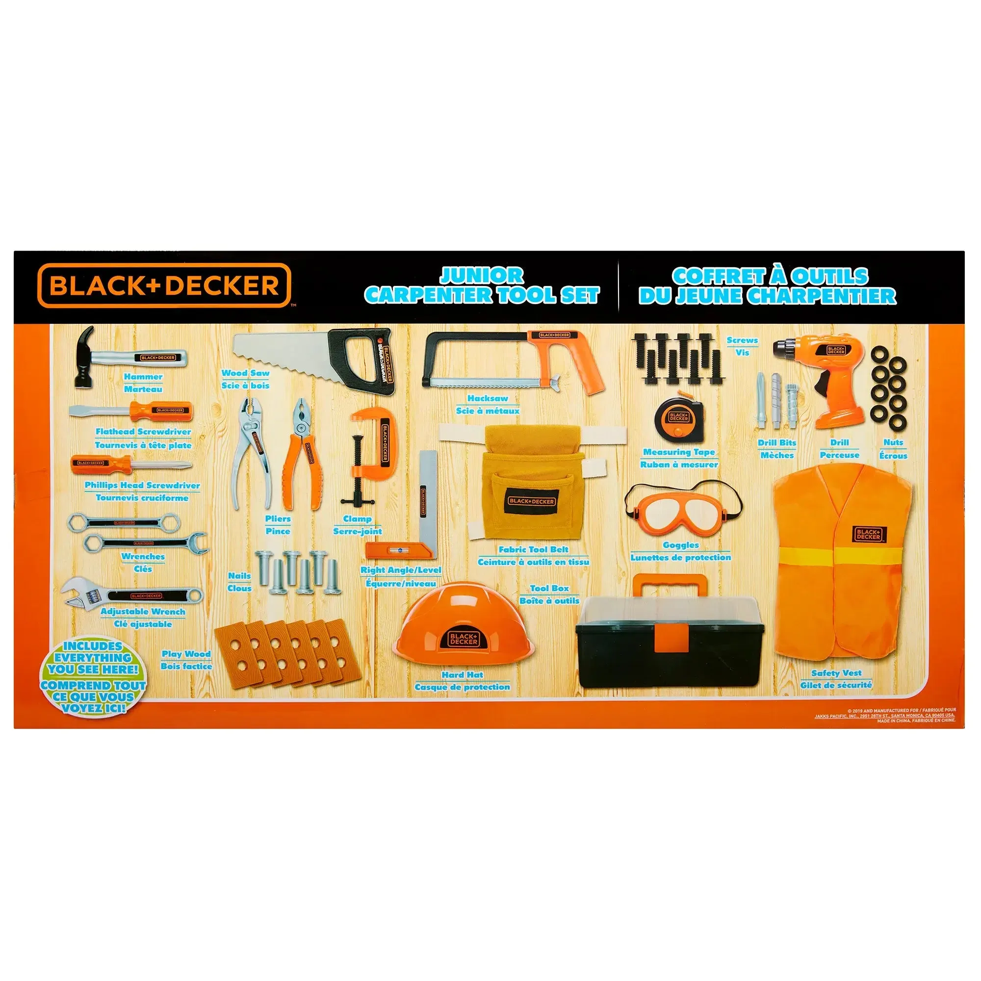 Black and Decker Junior Carpenter 50-Piece Tool Set