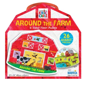 Briarpatch Eric Carle Around the Farm 26-Piece Floor Puzzle