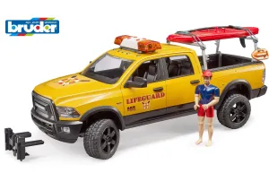 Bruder Ram 2500 Power Wagon With Lifeguard And Paddle Board