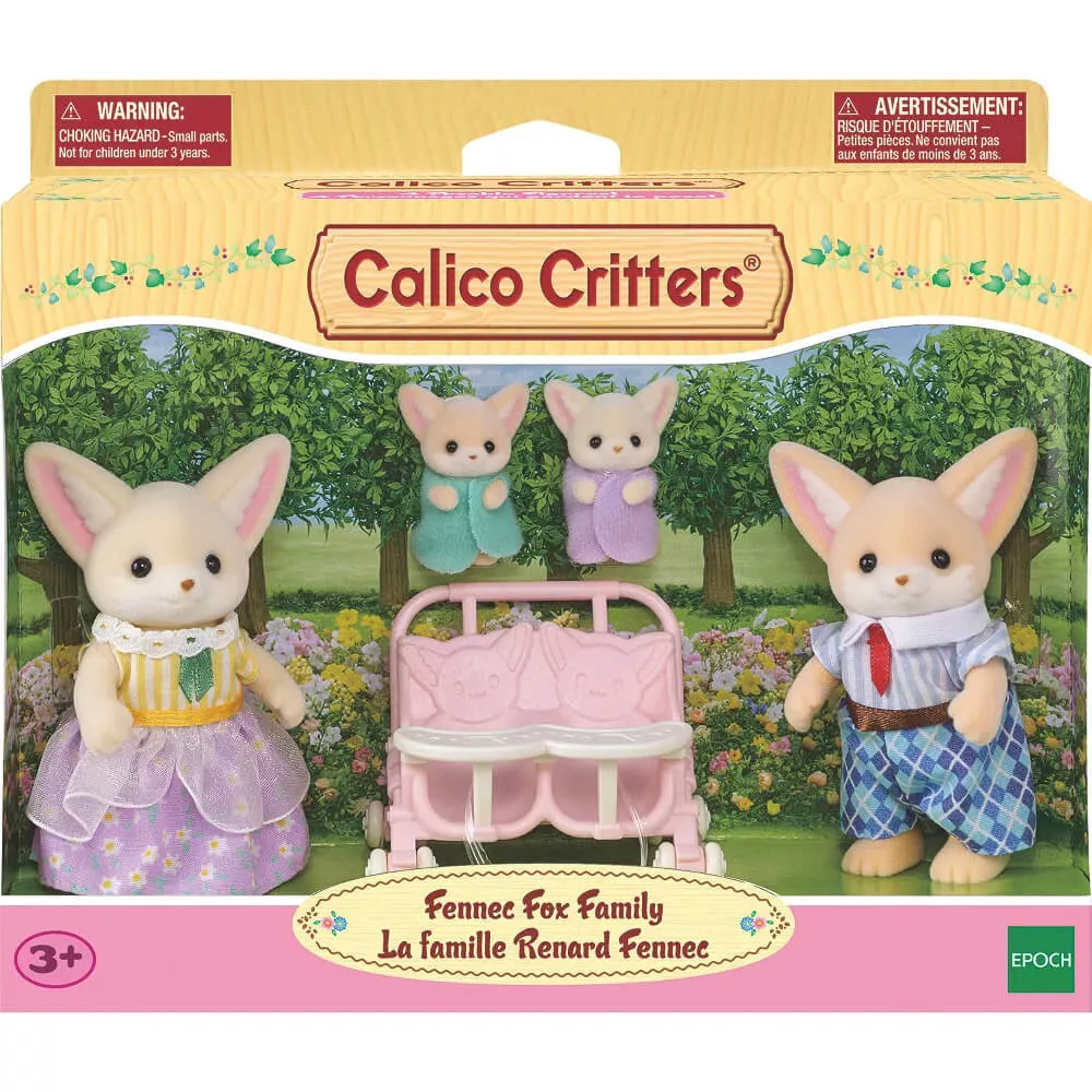 Calico Critters Fennec Fox Family Doll Set