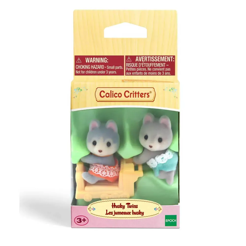 Calico Critters Husky Twins Doll Set