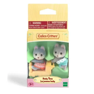 Calico Critters Husky Twins Doll Set