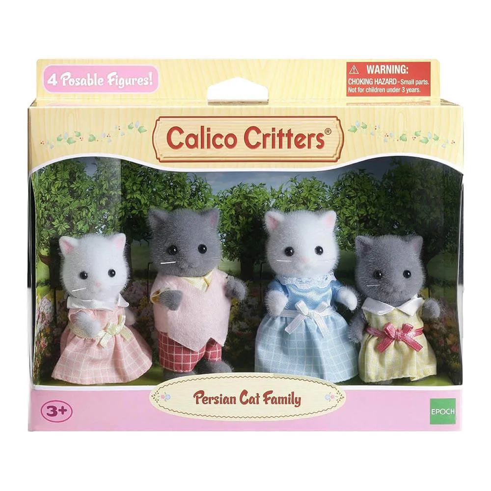Calico Critters Persian Cat Family Doll Set
