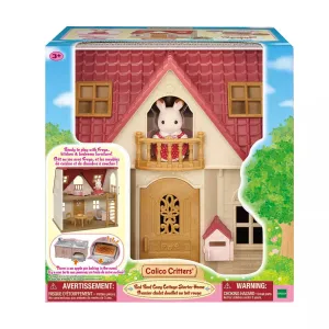 Calico Critters Red Roof Cozy Cottage Starter Home Playset