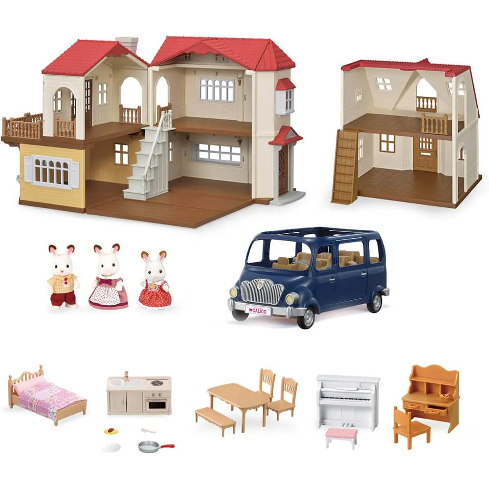 Calico Critters Red Roof Grand Mansion Gift Set
