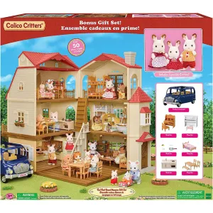 Calico Critters Red Roof Grand Mansion Gift Set