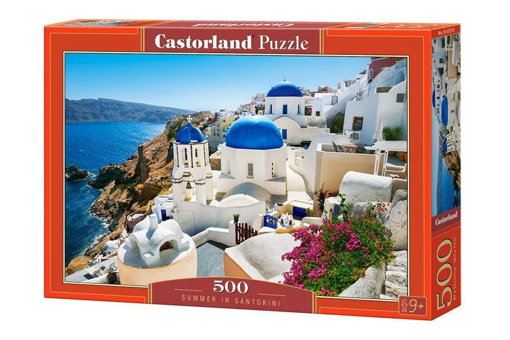 Castorland 500 Piece Jigsaw Puzzle - Summer in Santorini