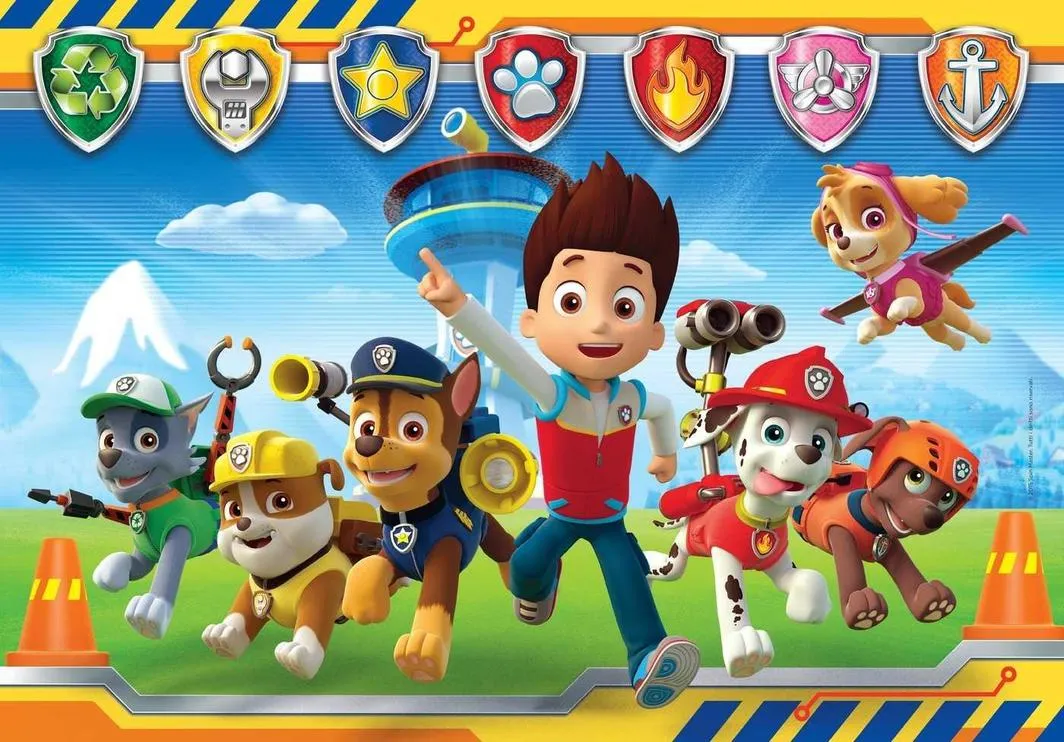 Clementoni 104 Piece SupeRColor Puzzle Nickelodeon PAW Patrol One Team