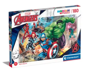 Clementoni 180 Piece SupeRColor Puzzle Marvel Avengers Featuring Black Widow