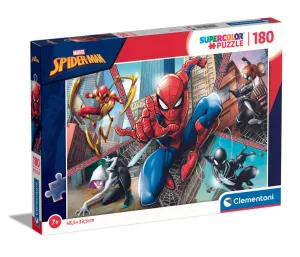 Clementoni 180 Piece SupeRColor Puzzle Marvel Spider-Man Web Sling Collage