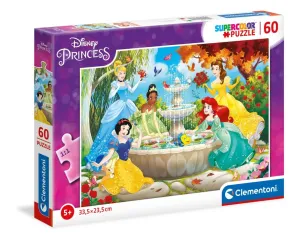 Clementoni 60 Piece SupeRColor Puzzle Disney Princess Fountain