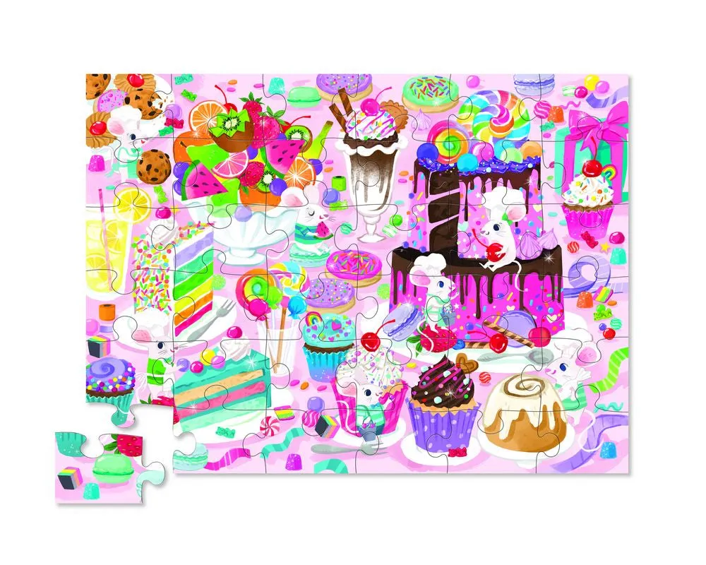 Crocodile Creek 36 Piece Floor Puzzle Let's Party
