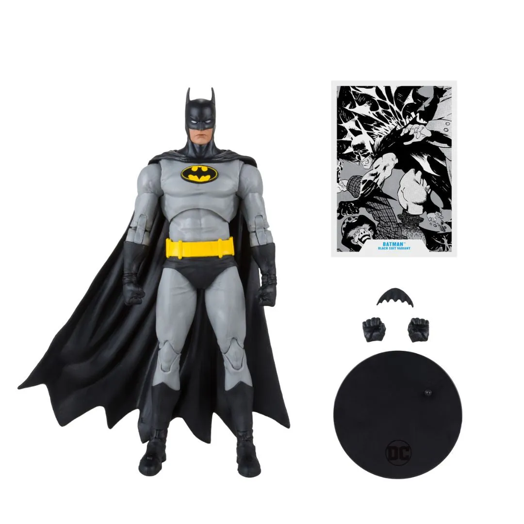 DC Comics - Knightfall Batman (Black/Grey) figure By Mcfarlane Toys