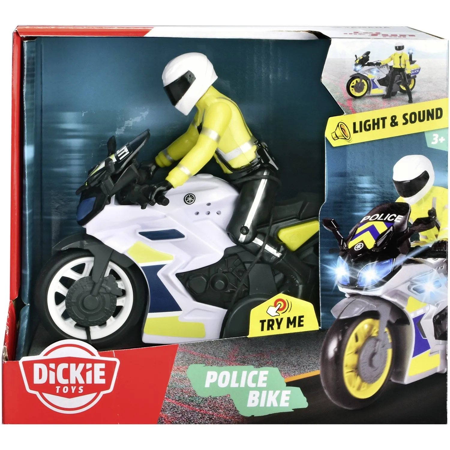 Dickie Toys Danish Yamaha Police Motorcycle