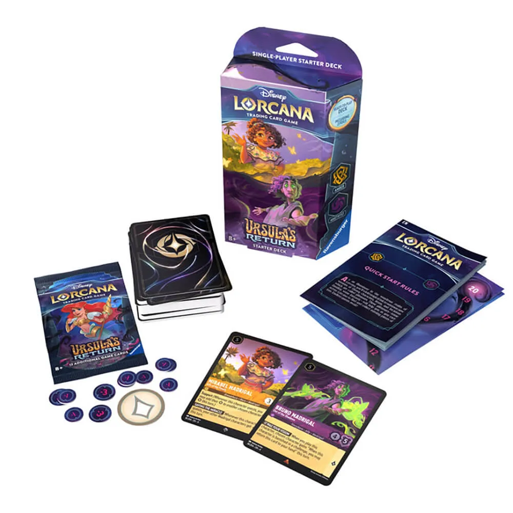 Disney Lorcana TCG Ursula's Return Madrigal Magic Starter Deck (Mirabel and Bruno)