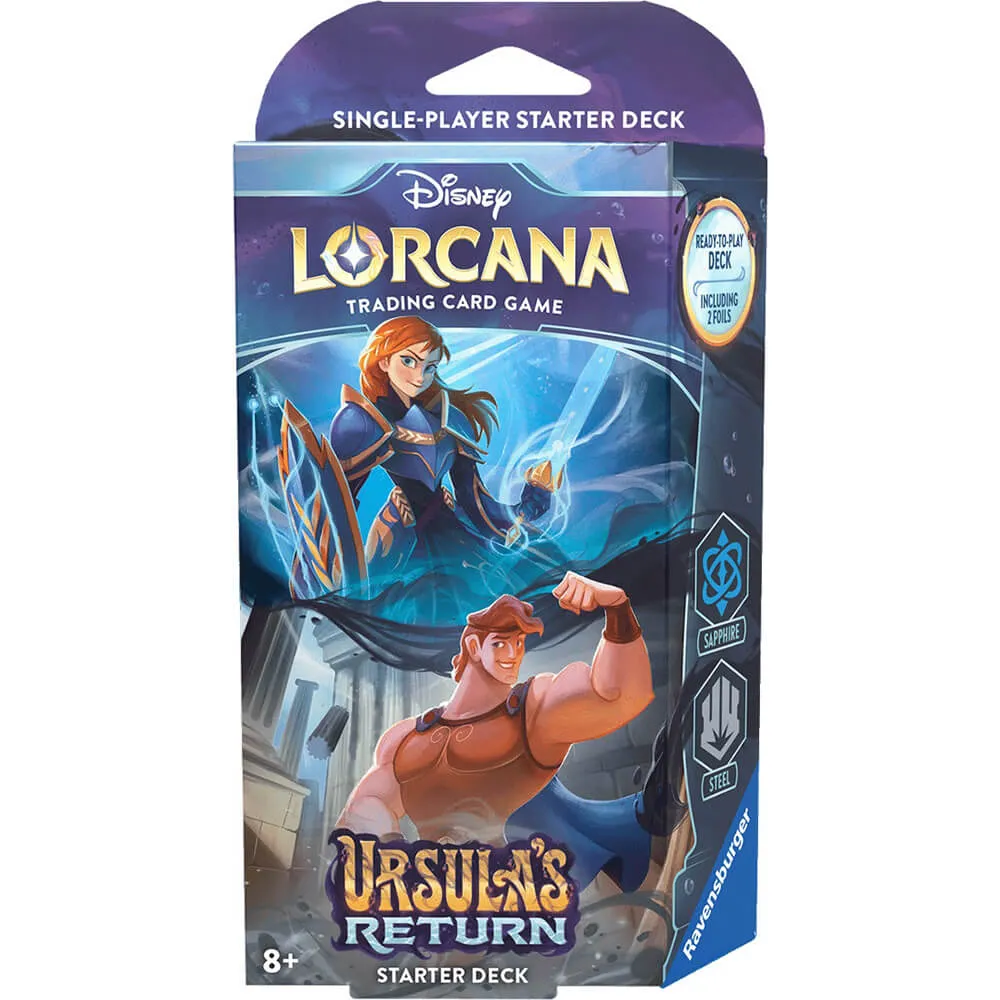 Disney Lorcana TCG Ursula's Return Stand Together Starter Deck (Anna and Hercules)