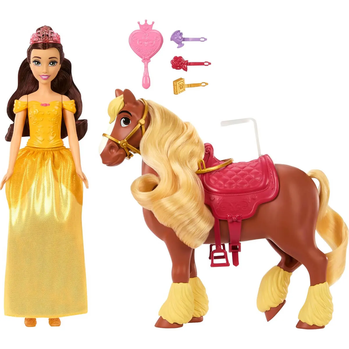 Disney Princess Belle and Philippe Playset