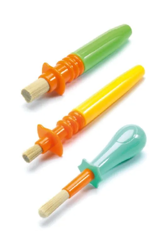 Djeco: My First Paintbrushes - 3 Pack