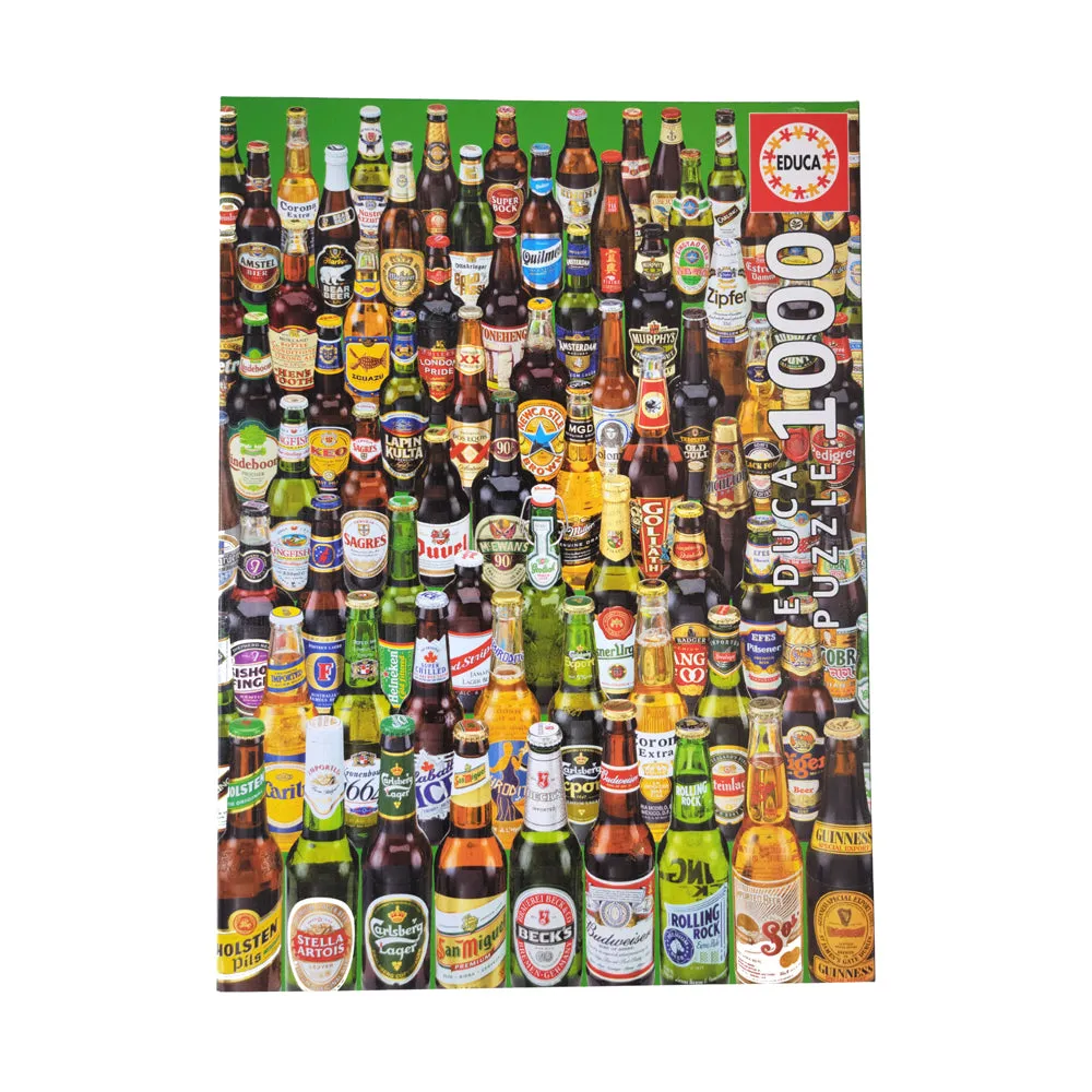 Educa Beers Themed Jigsaw Puzzle - 1000 pc