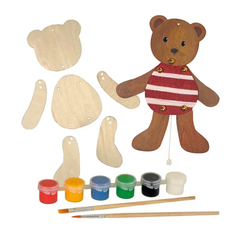 Egmont Toys Jumping Jack Bear To Paint