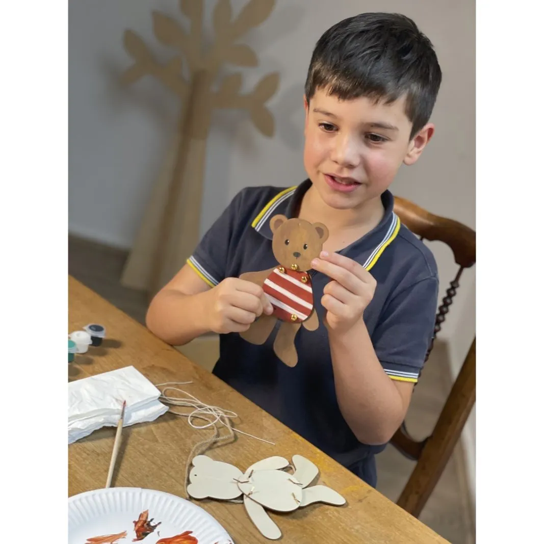 Egmont Toys Jumping Jack Bear To Paint