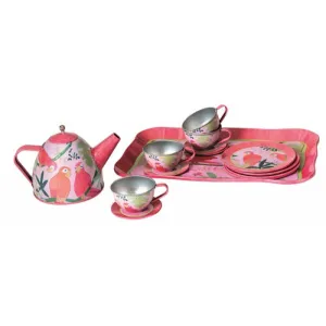 Egmont Toys Tin Tea Set Parrot