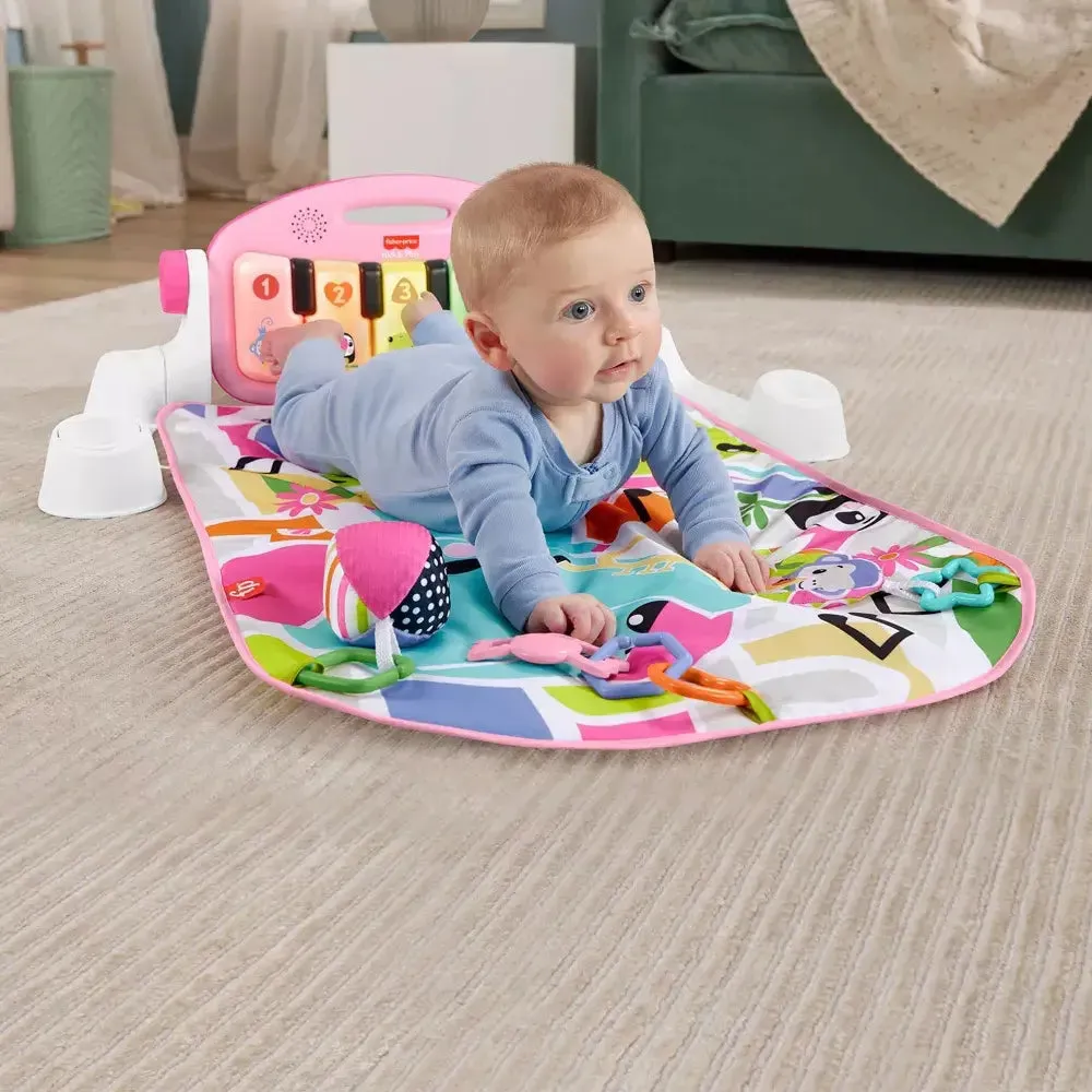 Fisher-Price Glow and Grow Kick & Play Piano Gym (Pink)