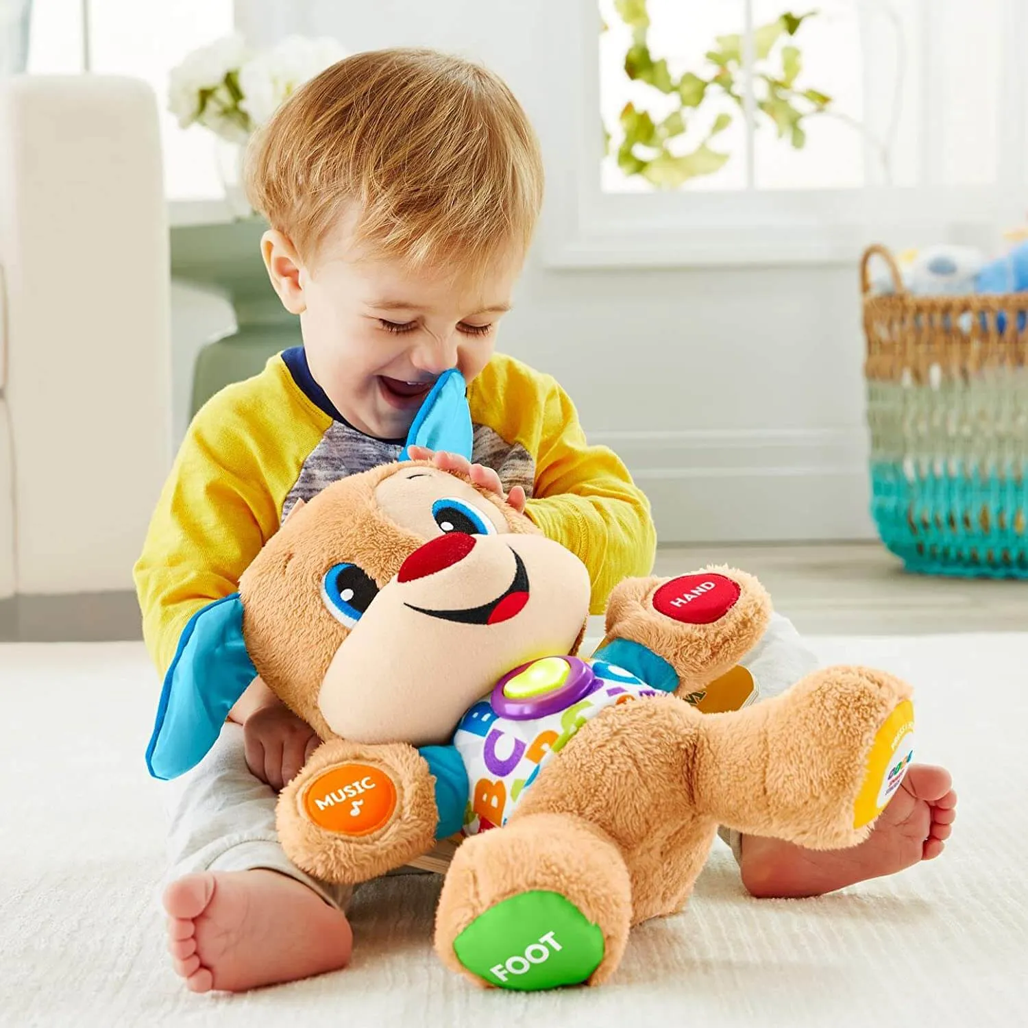 Fisher-Price Laugh and Learn Smart Stages Puppy Interactive Plush
