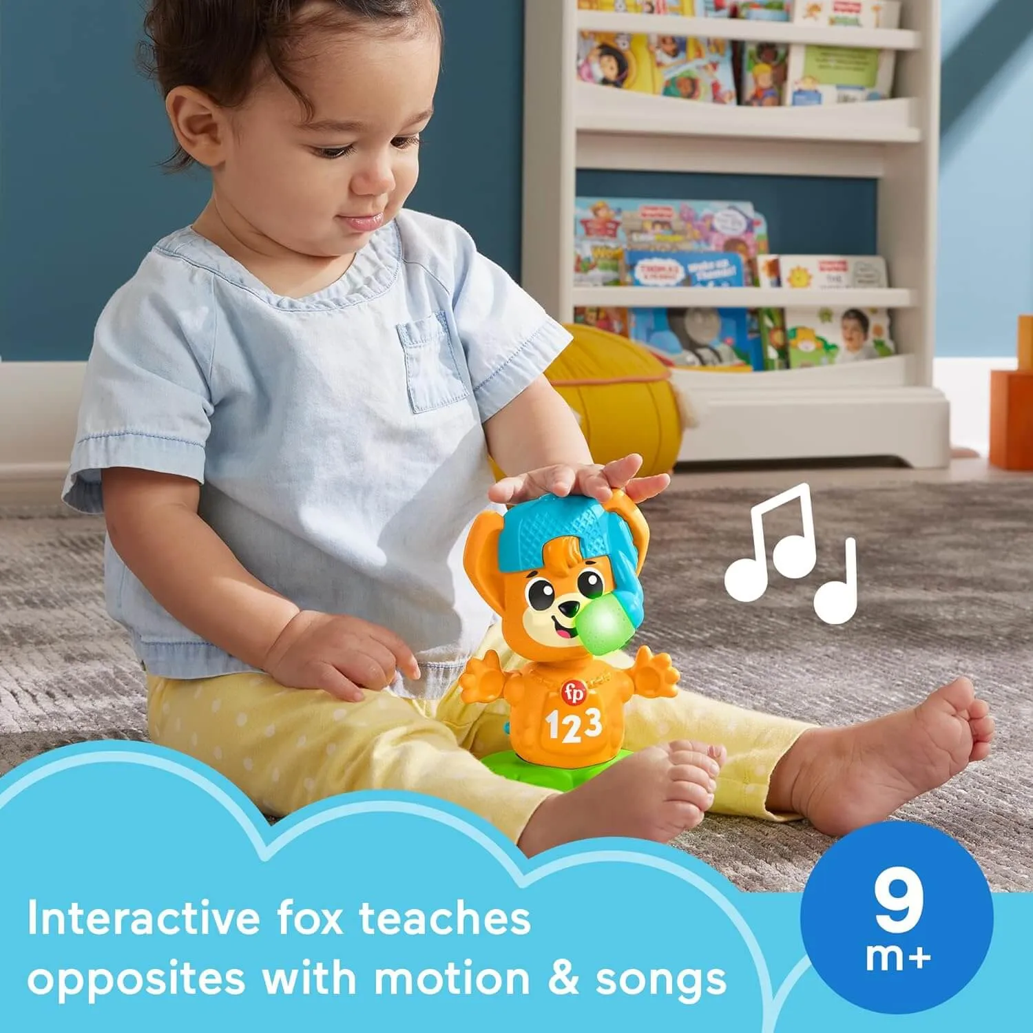 Fisher-Price Link Squad Opposites Fox Baby Learning Toy