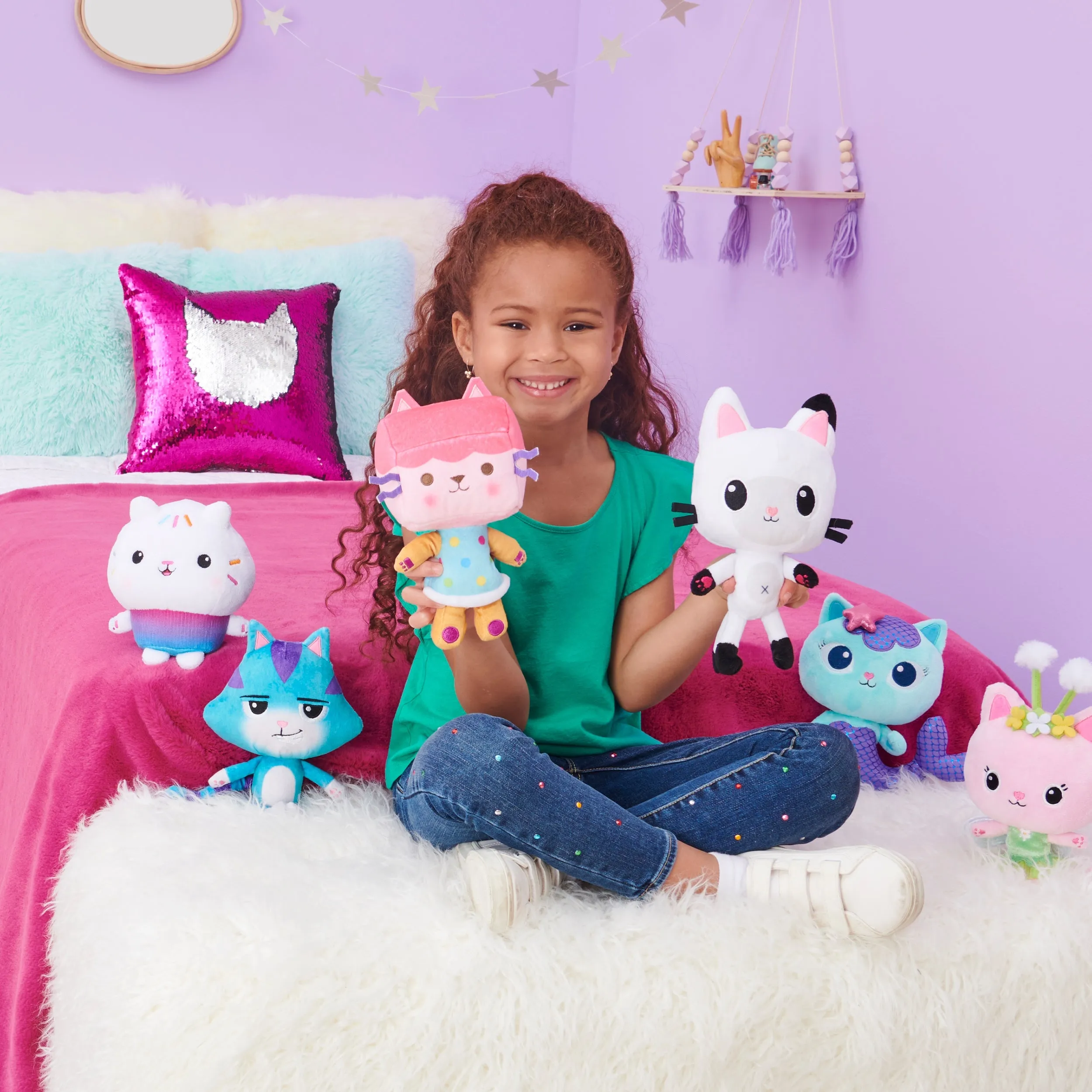 GabbyS Dollhouse 8-Inch Pandy Paws Purr-ific Plush