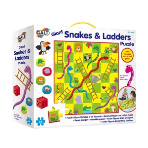 Galt Giant Snakes & Ladders Puzzle Wise - Kids Toys