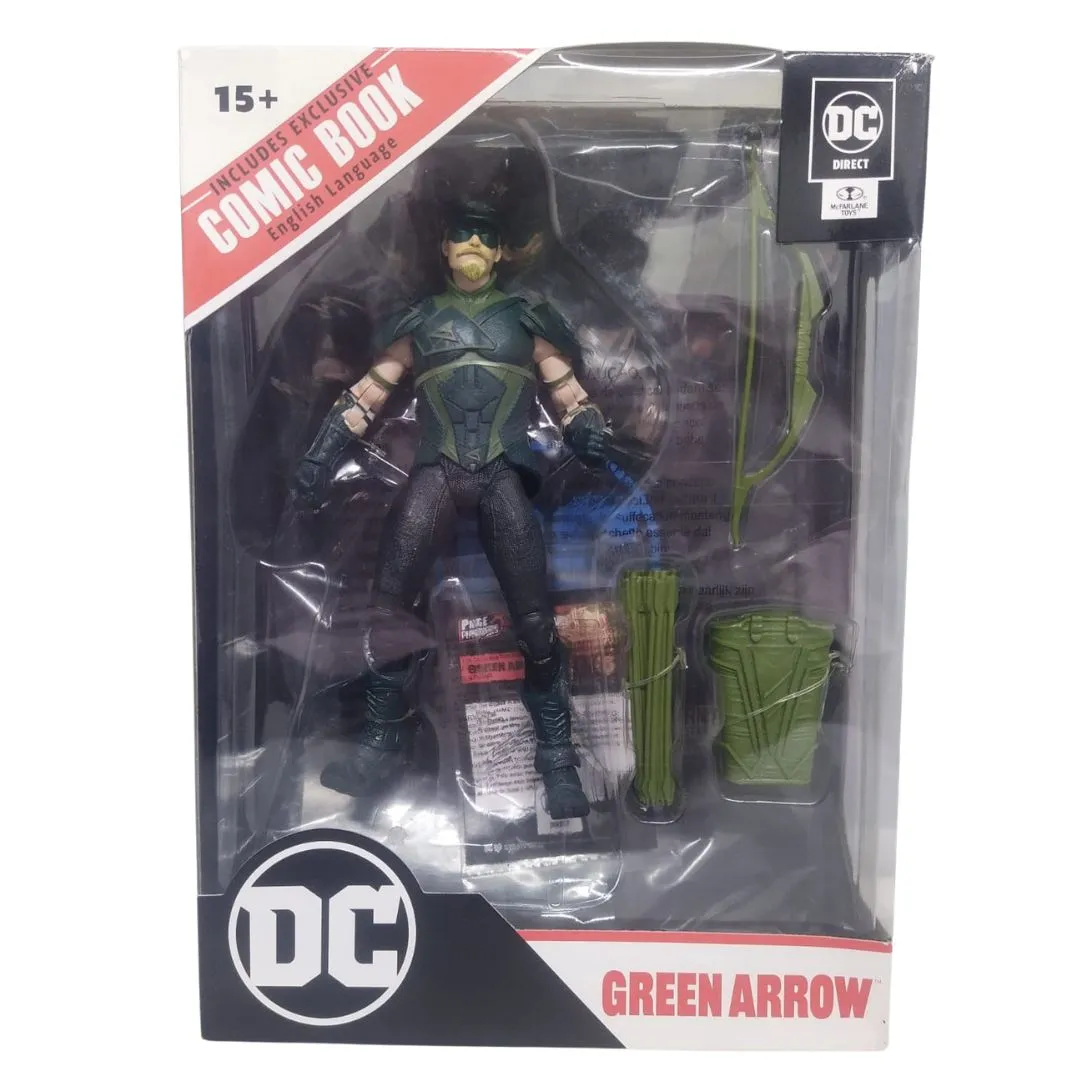 Green Arrow w/ Injustice 2 Comic (DC Page Punchers) 7" Figure by Mcfarlane Toys