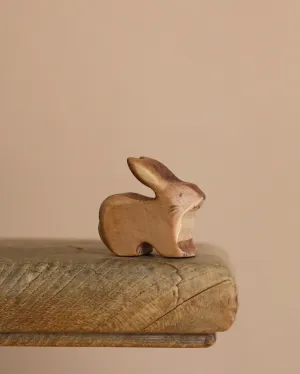 Handmade Wooden Brown Rabbit Odin Parker
