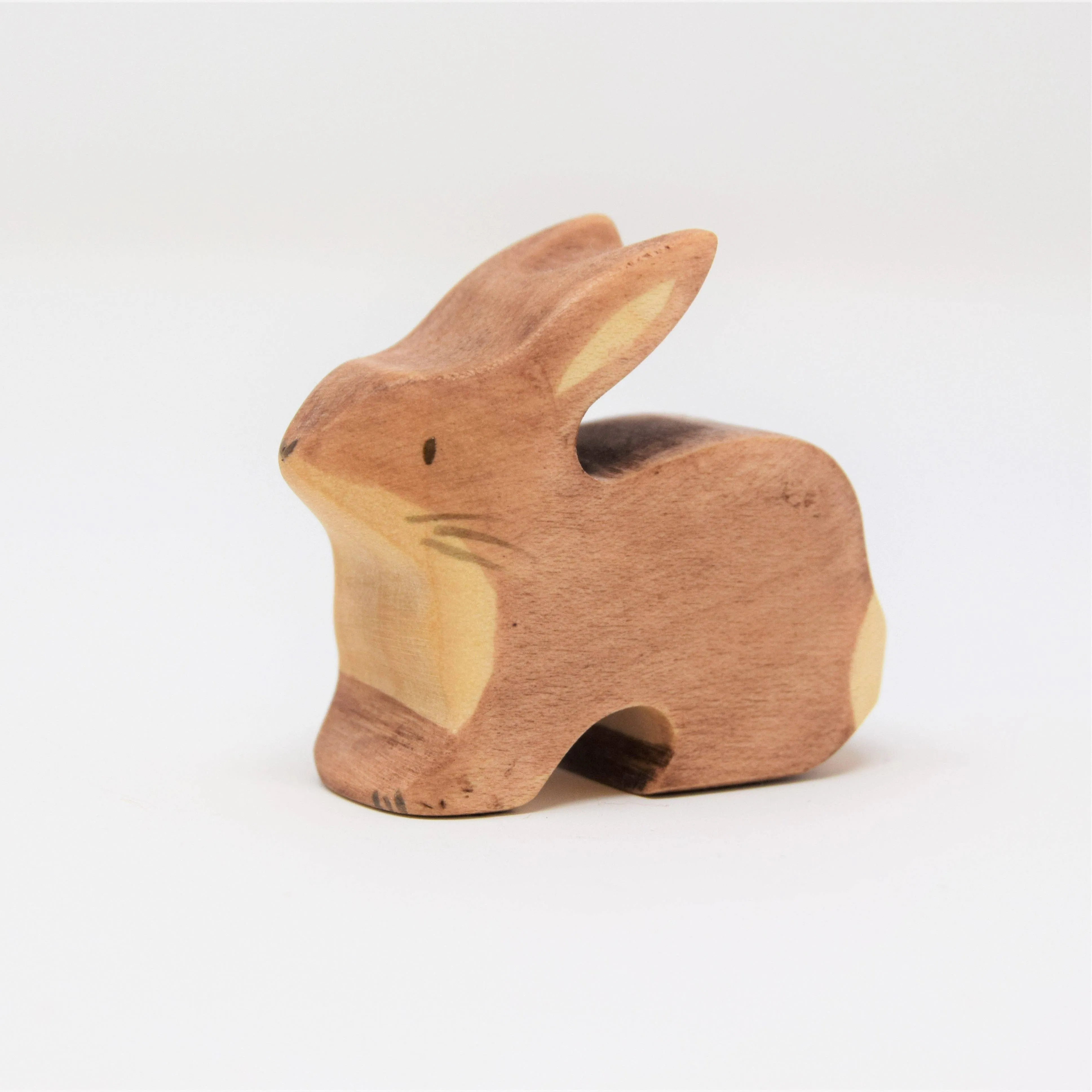 Handmade Wooden Brown Rabbit Odin Parker