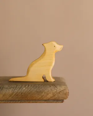 Handmade Wooden Labrador Dog Odin Parker