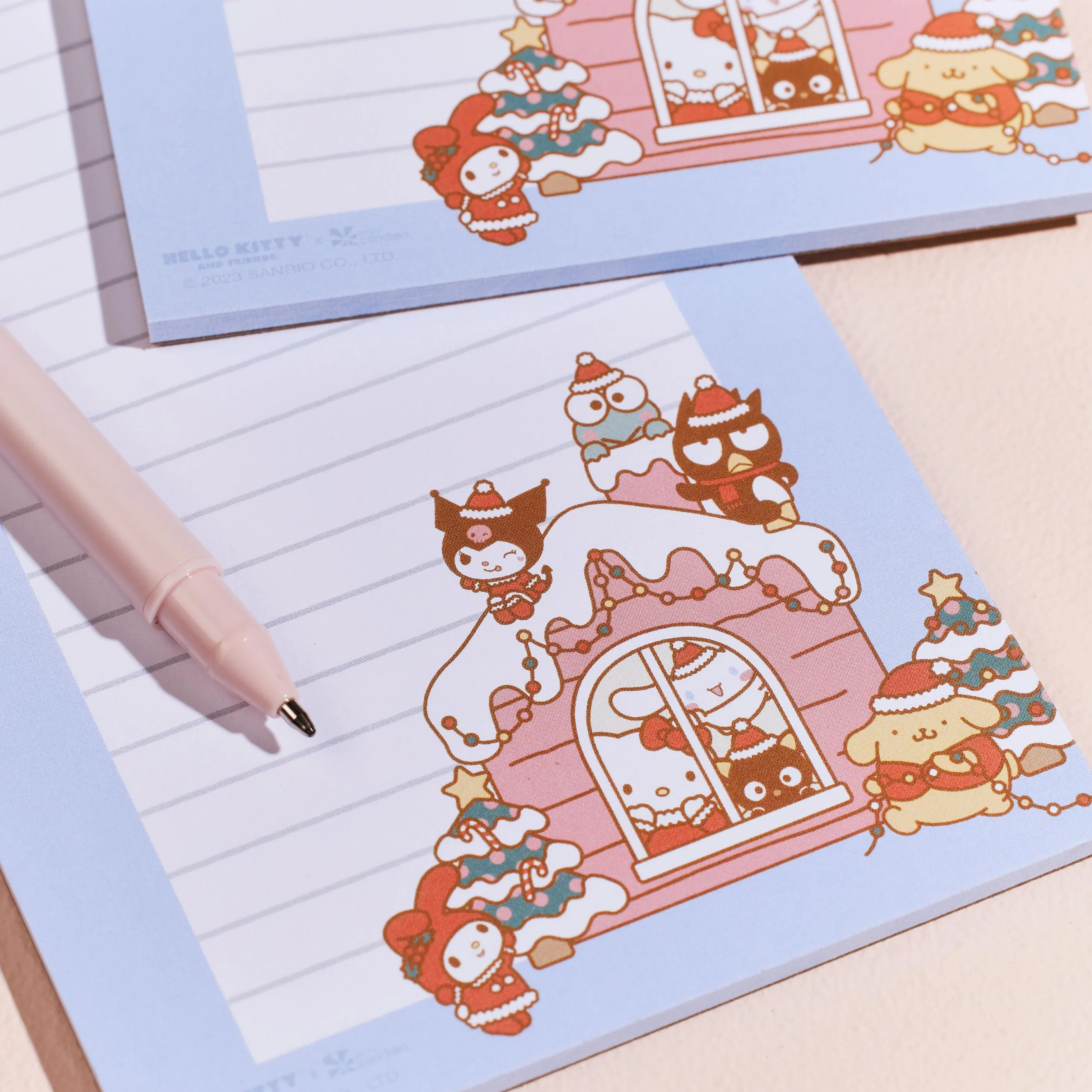 Hello Kitty and Friends x Erin Condren Holiday List Notepad 2-Piece Set SANRIO