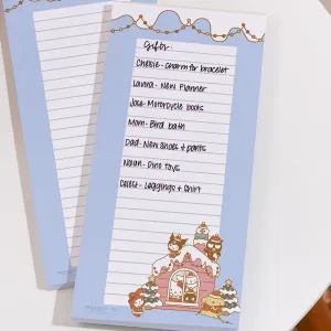 Hello Kitty and Friends x Erin Condren Holiday List Notepad 2-Piece Set SANRIO